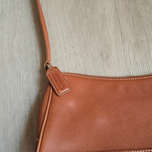 COACH Brown Leather 7587 Hampton Demi Shoulder Bag Purse - Picture 2 of 16